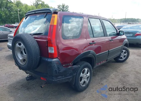 2002 Honda Cr-V Lx из США, поврежденный, VIN JHLRD78422C012702